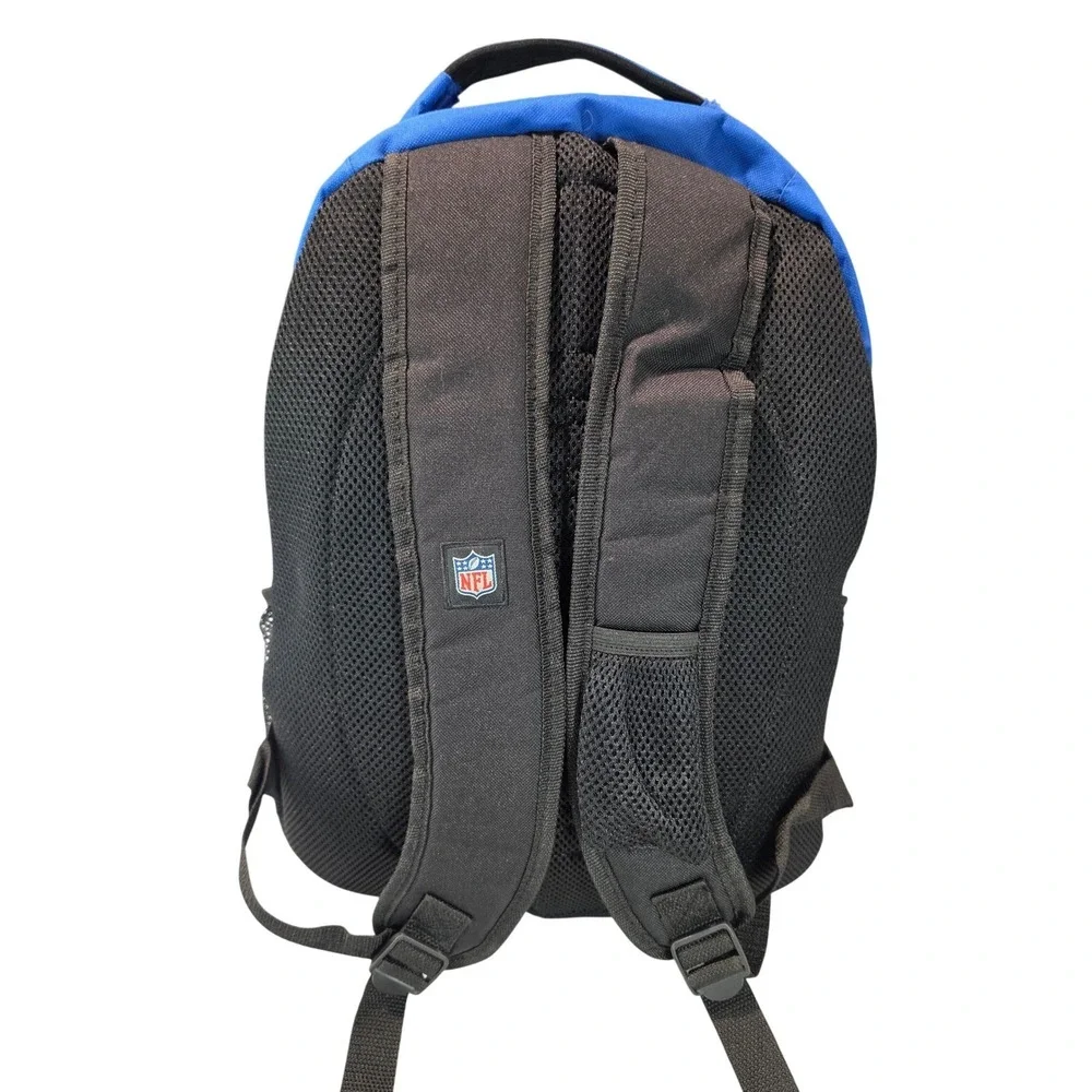 New York Giants NFL Backpack Blue Red Embroidered Logo School Travel Bag Mens